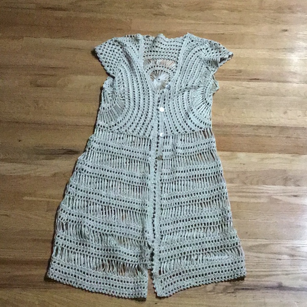 Crocheted cardigan
